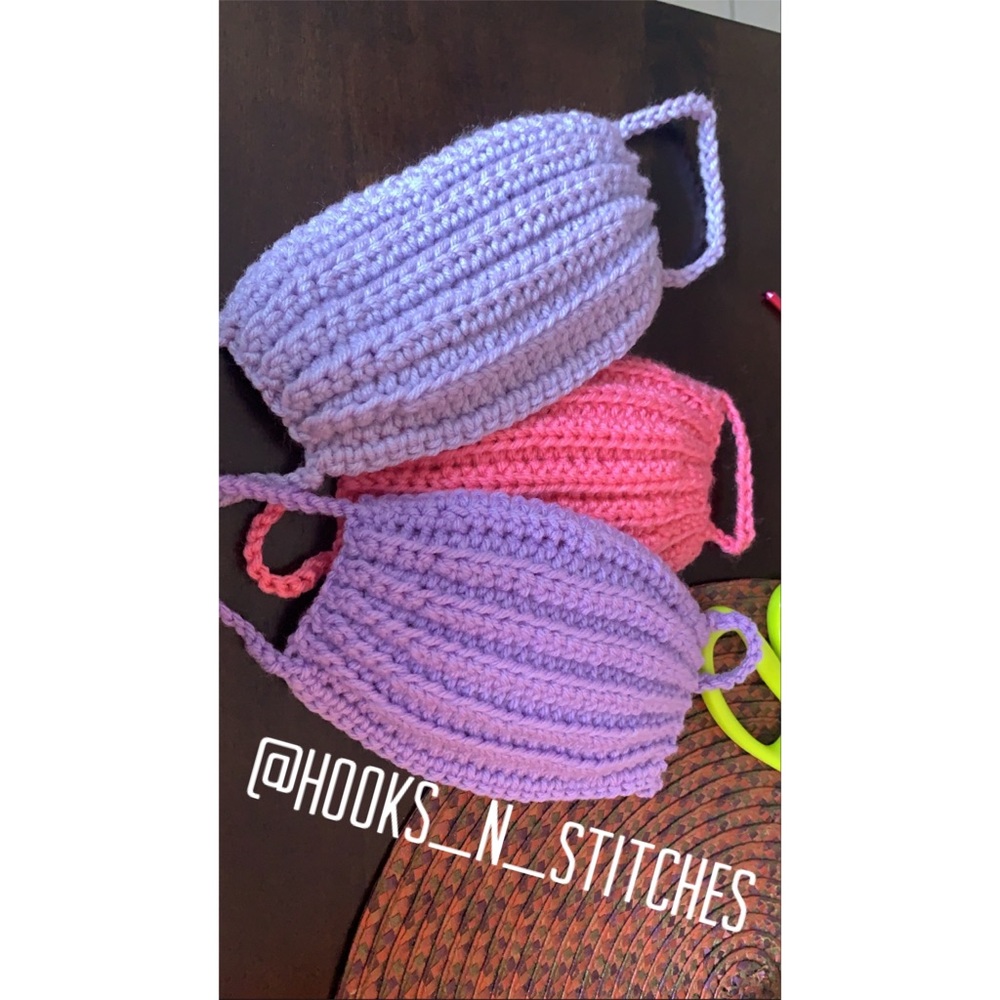Crochet Face Mask - Picture 3 of 14